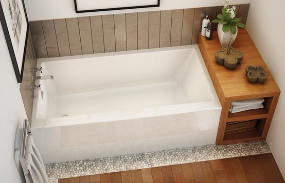This is the tub we ordered.  Although it is acrylic, we like the square modern look.
