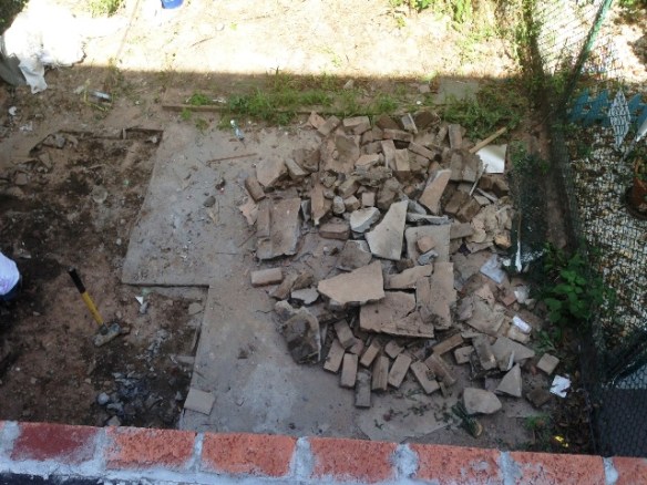 removing existing slab